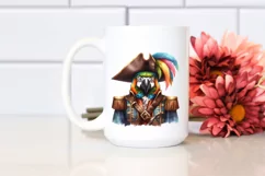 Colorful Watercolor Macaw | Sublimation Clipart Product Image 2