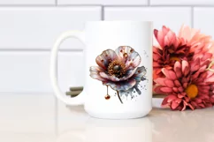 y Golden Poppy Watercolor Splash Product Image 2