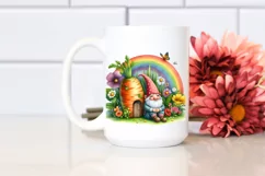 Colorful Gnome House Vegetable Illustration Rainbow Clipart Product Image 2