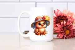 Funny Baby Hen Sun Hat Goofy Smile | Clipart Product Image 2