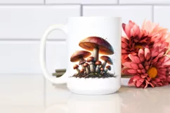 Detailed Glossy Mushroom PNG Product Image 2