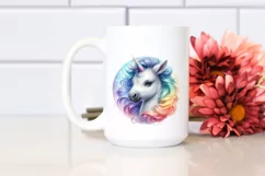 Detailed Baby Unicorn PNG Product Image 2