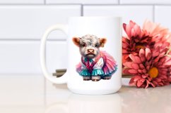 Colorful Baby Highland Cow in East Coast Swing Dancer&#039;s Product Image 2
