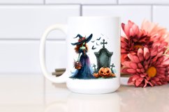 Witch Dressed Halloween | Sublimation Clipart Product Image 2