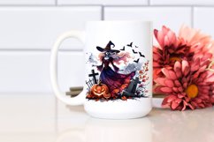 Witch Dressed Halloween | Sublimation Clipart Product Image 2