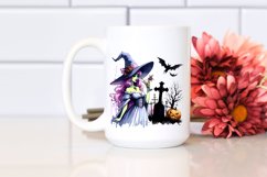 Witch Dressed Halloween | Sublimation Clipart Product Image 2