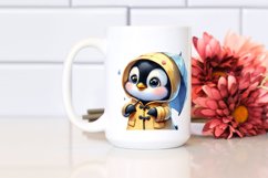 Expressive Baby Penguin Standing Up | Clipart Product Image 2