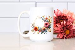 Colorful Gerbera Abstract Frame | Clipart Product Image 2