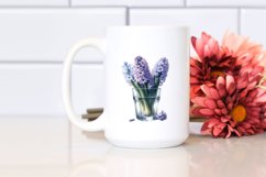 Watercolor Filled with Large Hyacinth | Clipart Product Image 2