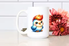 Happy Baby Chicken Sitting PNG Product Image 2