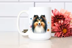 Funny Haircut Shetland Sheepdog Clipart Product Image 2