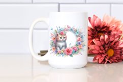 Vibrant Pastel Baby Kitten Design | Clipart Product Image 2