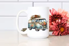 Vintage Campervan Oilish Clipart Product Image 2