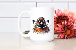 Quail es Watercolor Sticker Clipart Product Image 2