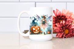 Simple Halloween Scenery Fairy | Sublimation | Clipart Product Image 2
