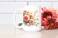 Washed Watercolor Vibrant with Carnation Gold | Clipart Product Image 2