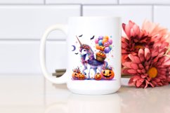 Unicorn Dressed for Halloween | Sublimation | Clipart Product Image 2