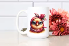 Detailed Chicken Funny Cute Silk Scarf Portrait Product Image 2