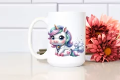 Baby Unicorn Equipped for Doctor | Sublimation Clipart Product Image 2