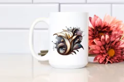 Detailed Stained Calla Lily Marble Golden | Sublimation | Product Image 2