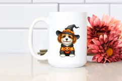 Wimsical Puppy Wearing Halloween Suit | Sublimation | Product Image 2