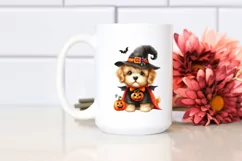 Wimsical Puppy Wearing Halloween Suit | Sublimation | Product Image 2