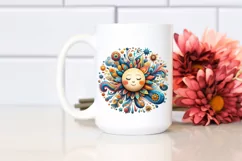 Colorful Sun Painting | Sublimation | Clipart Product Image 2