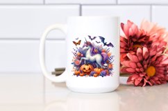 Simple Halloween Unicorn Clipart Product Image 2