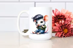Cute Baby Mouse Playing, High-Res PNG Product Image 2