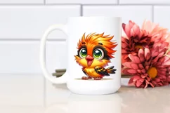 Enthusiastic Baby Oriole with Big Eyes | Clipart Product Image 2