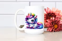 Cute Baby Unicorn Funny PNG Product Image 2