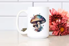 Mystical Celestial Mushroom, High-Res PNG Product Image 2