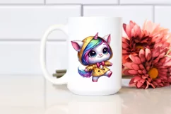 Goofy Dancing Cute Unicorn PNG Product Image 2