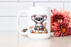 Koala Big Eyes Beach Chair Funny | Sublimation | Clipart Product Image 2