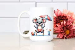 Koala Big Eyes Beach Chair Funny | Sublimation | Clipart Product Image 2