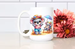 Koala Big Eyes Beach Chair Funny | Sublimation | Clipart Product Image 2