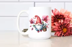 Colorful Gnome Orchid, Watercolor Clipart Product Image 2