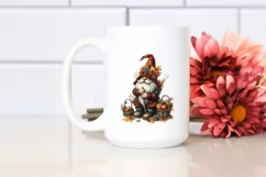 Detailed Autumn Gnome PNG Product Image 2