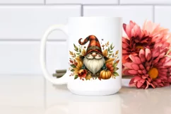 Detailed Autumn Gnome PNG Product Image 2