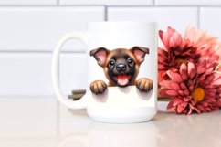 Crazy Looking Small Baby Malinois | Watercolor Clipart Product Image 2