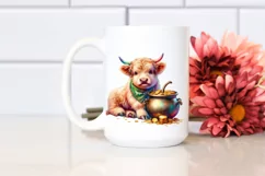 Colorful Baby Unicorn with Cowboy Hat, Transparent PNG Product Image 2