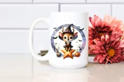 Cute Baby Deer Halloween Star PNG Product Image 2
