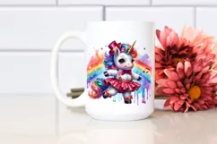 Colorful Baby Unicorn with Swing Dancer's Outfit, High-Res Product Image 2