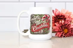 Vibrant Merry Christmas Clipart PNG Product Image 2