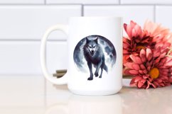 Simple Werewolf Watercolor, Transparent PNG Product Image 2