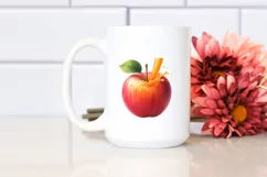 Watercolor Apple Juice | Sticker | Clipart Product Image 2