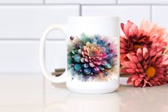 Vibrant Pastel Chrysanthemum PNG Product Image 2