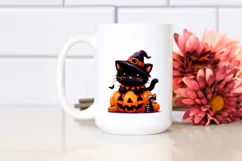 Cute Baby Black Cat Halloween Costume | Clipart Product Image 2