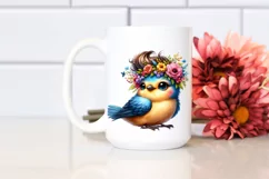 Cute Vibrant Baby Bird PNG Product Image 2