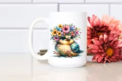 Cute Vibrant Baby Bird PNG Product Image 2
